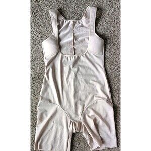 Izod Shaping Body Briefer Size Large Beige Shapewear Girdle